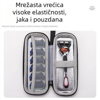 Eva Razor Manual Kozmetička torbica za britvice Gillette Labs Termalna torbica za britvice Old-Fashioned Univerzalna kutija za pohranu britvica