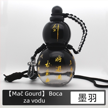 Prijenosna plastična prijenosna čaša za vodu od tikve, visoke vrijednosti boje, nova prijenosna boca za vodu od tikve visoke temperature, antikna kreativna