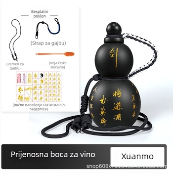 Prijenosna plastična prijenosna čaša za vodu od tikve, visoke vrijednosti boje, nova prijenosna boca za vodu od tikve visoke temperature, antikna kreativna