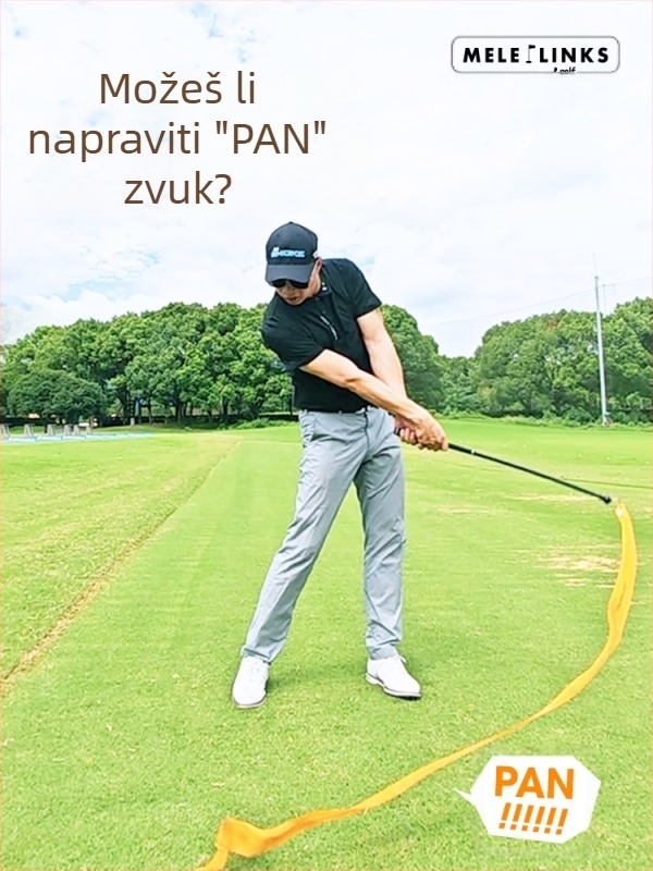Meigao Sports Golf Pan s ispravnim zamahom, pokazivačem pucanja, snagom bičevanja, uređajem za trening zamaha za poboljšanje brzine zamaha