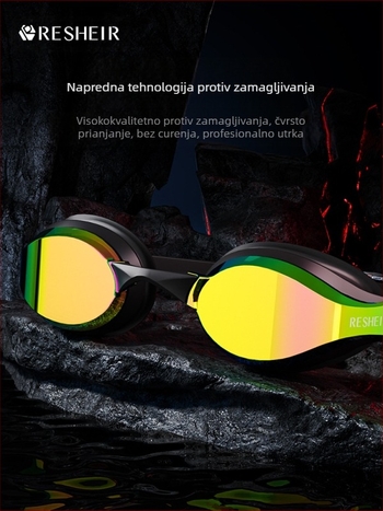 Nove trkaće naočale za odrasle, mali okvir, vodootporne, protiv zamagljivanja, profesionalne za trening, muške i ženske, s premazom, HD trkaće naočale za plivanje
