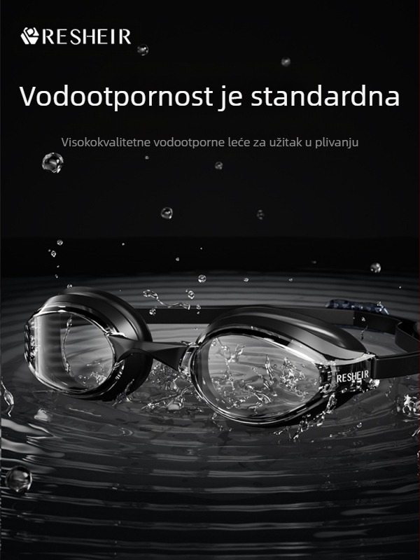 Nove trkaće naočale za odrasle, mali okvir, vodootporne, protiv zamagljivanja, profesionalne za trening, muške i ženske, s premazom, HD trkaće naočale za plivanje