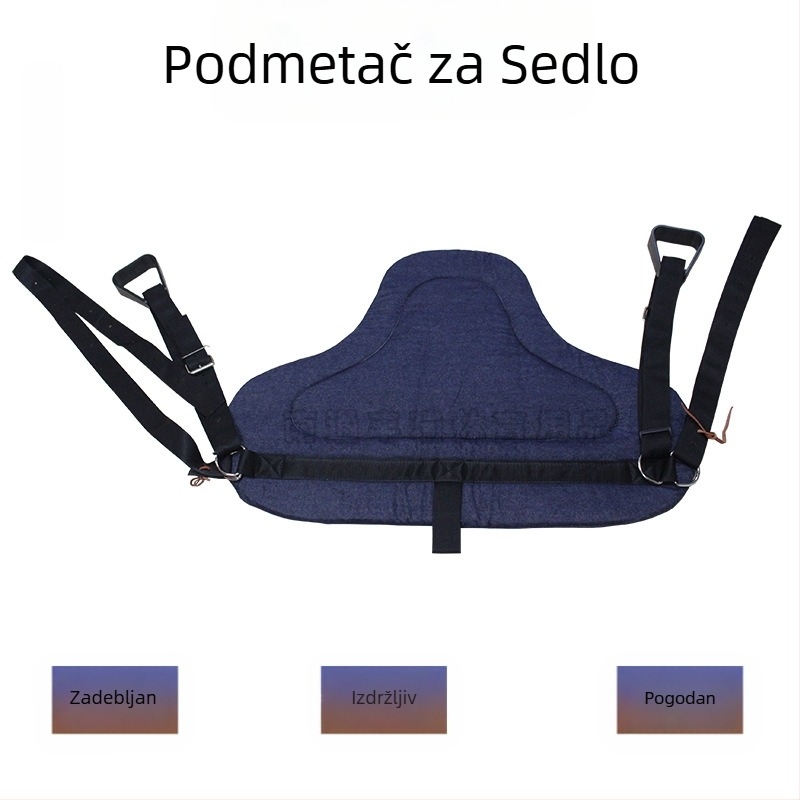 Podloga za jahanje s pedalom, Battleback jastučić od pamučnog trapera, prozračna, upija znoj, ladica za jahanje, Horse Factory