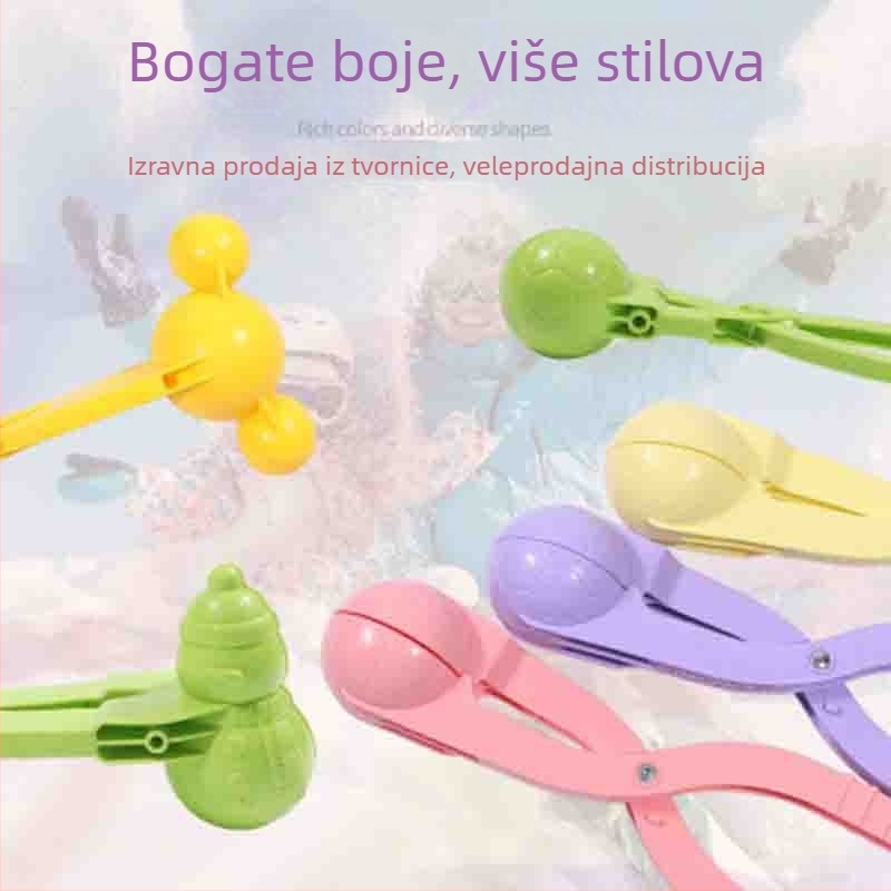 Štipaljka za grudanje, igranje u pijesku i vodi, dječje zimske igračke za van, štipaljka za bebe, interaktivni alat za grudanje