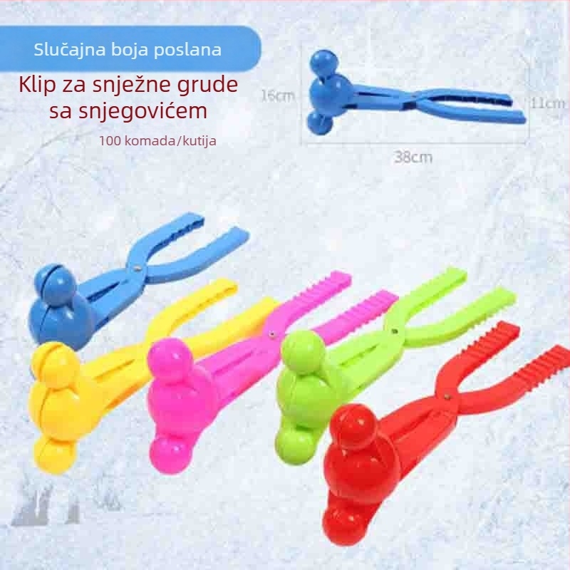 Štipaljka za grudanje, igranje u pijesku i vodi, dječje zimske igračke za van, štipaljka za bebe, interaktivni alat za grudanje