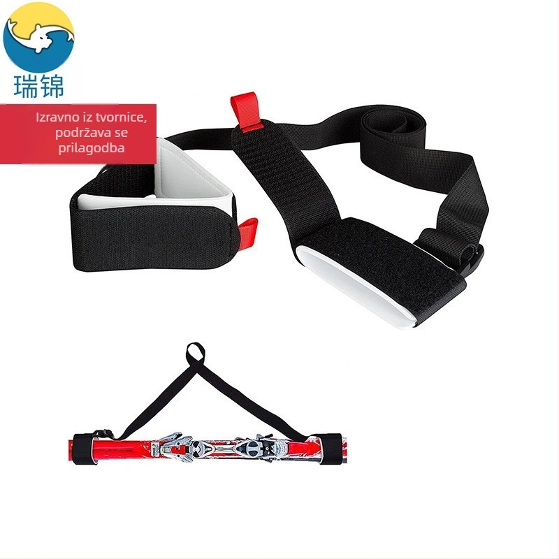 Eva Ski Strap Zaštitna navlaka za pričvršćivanje skija Čičak najlonska traka za ispis logotipa