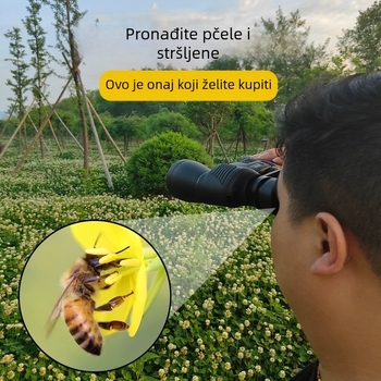 60X60 Golden Eagle binokularni teleskop, visokosnažni HD teleskop s noćnim vidom i koordinatnim rasponom svjetlosti