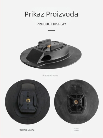 Nosač sportske kamere za veslanje s kopčom, daska za veslanje na surfanju, ojačana PVC baza, okvir za pričvršćivanje vanjskog snimača