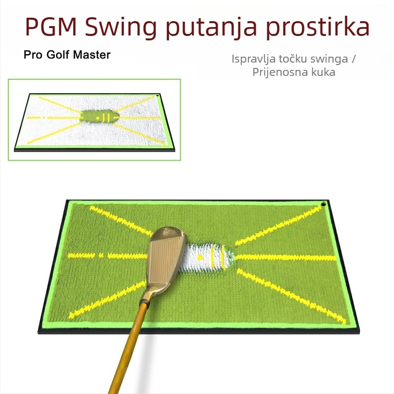 PGM golfska podloga za golf, staza za početnike, detekcija tragova udaraca, podloga za vježbanje zamaha
