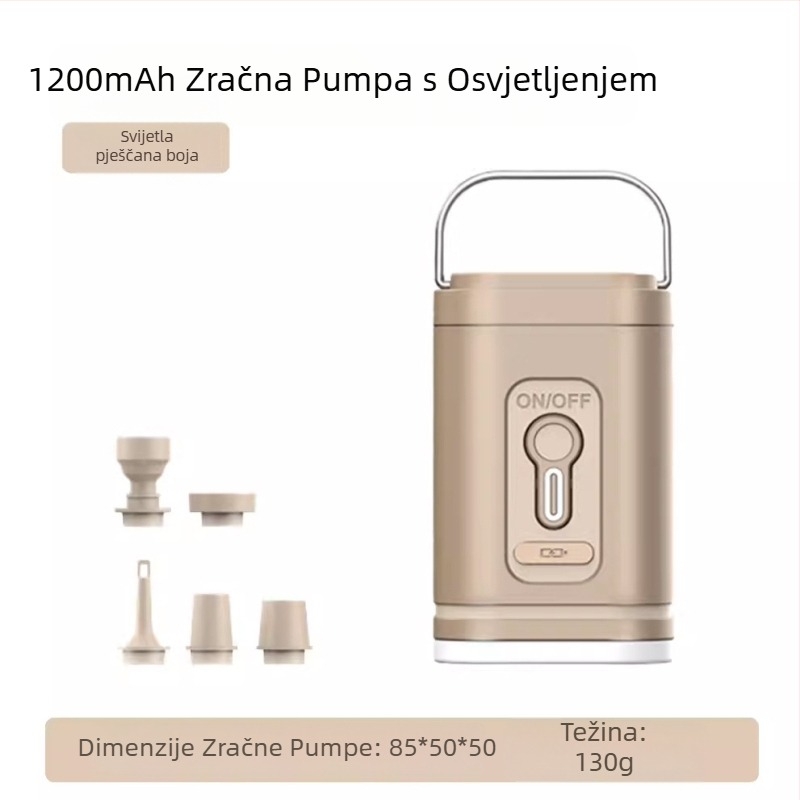 Nova vanjska zračna pumpa za kampiranje, praktična, kompaktna i snažna zračna pumpa, višenamjenska bačva zračne pumpe za kampiranje