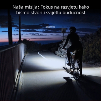 Mjerač koda, prikaz snage, USB punjiva svjetiljka za bicikl, mjerač koda, tri-u-jednom svjetlo za bicikl, truba