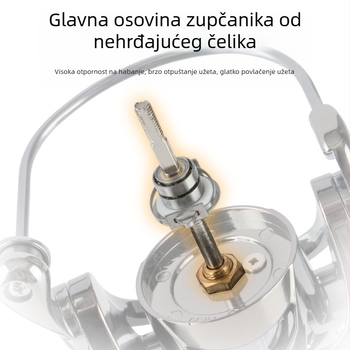 Rola za ribolov s metalnom čašicom za varalice, opće namjene, galvanizirani štap za varalice, kotač za predenje, morski štap za ribolov, kotač za strunu, ribolovna oprema, veleprodaja štapova, kotač