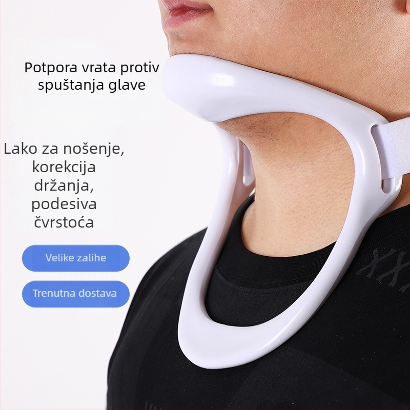 Uređaj za trakciju vrata za kućnu upotrebu, korektor vratne kralježnice i nagiba ramena prema naprijed, alat za korekciju držanja i potporu vrata za ljude koji puno vremena provode gledajući dolje