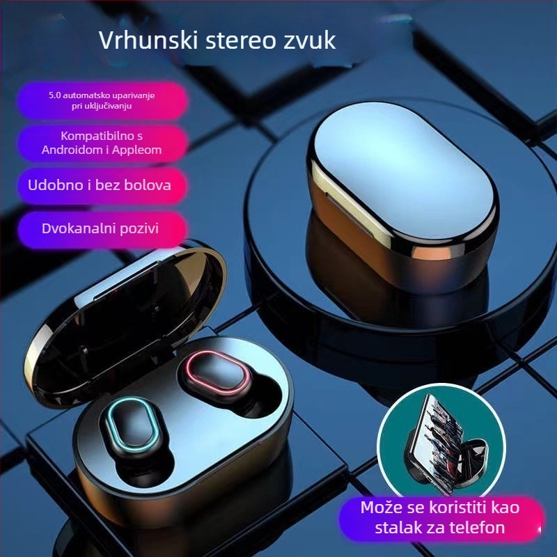 A6S prekogranične najprodavanije E6S E7S bežične Bluetooth slušalice za uši mini sportske poslovne stilove super dugog vijeka trajanja baterije