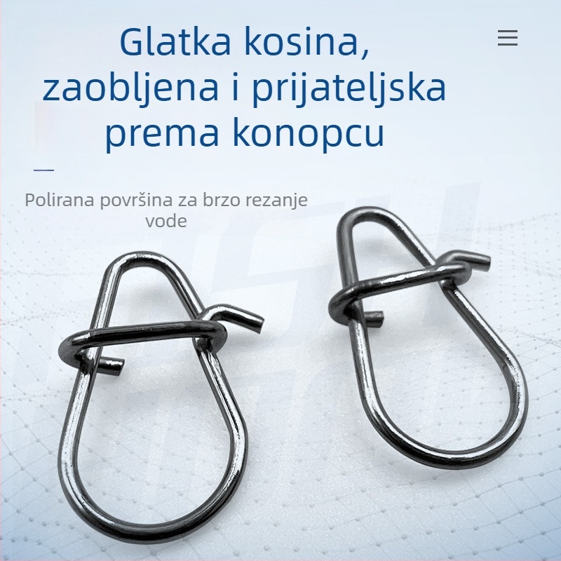 150 komada/kutija od nehrđajućeg čelika, mamac za luya tikve, lažni mamac, poboljšani konektor, pribor za ribolov, veleprodaja