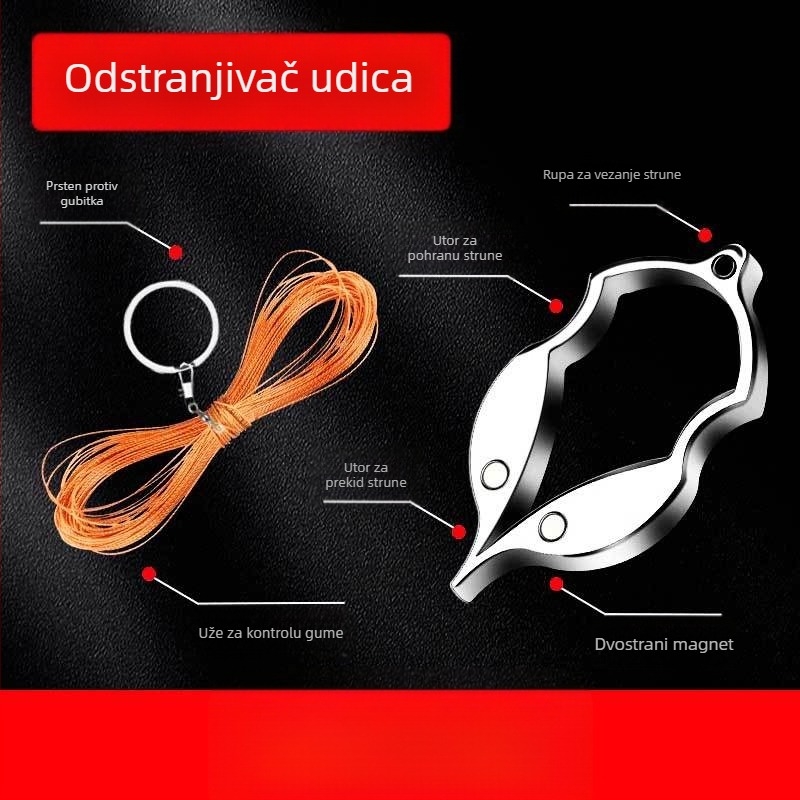Alat za uklanjanje udice, sprječavanje zaplatanja na dnu i uređaj za spašavanje linije