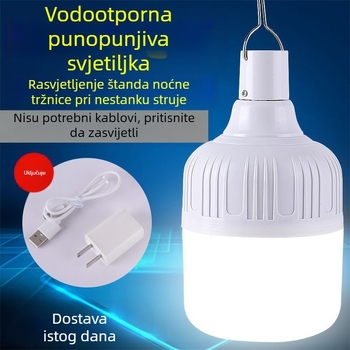 Nestanak struje, hitna rasvjeta za noćni štand na tržnici, žarulja za punjenje mobitela, kućna energetski učinkovita rasvjeta za štandove za kampiranje, super svijetla LED žarulja.