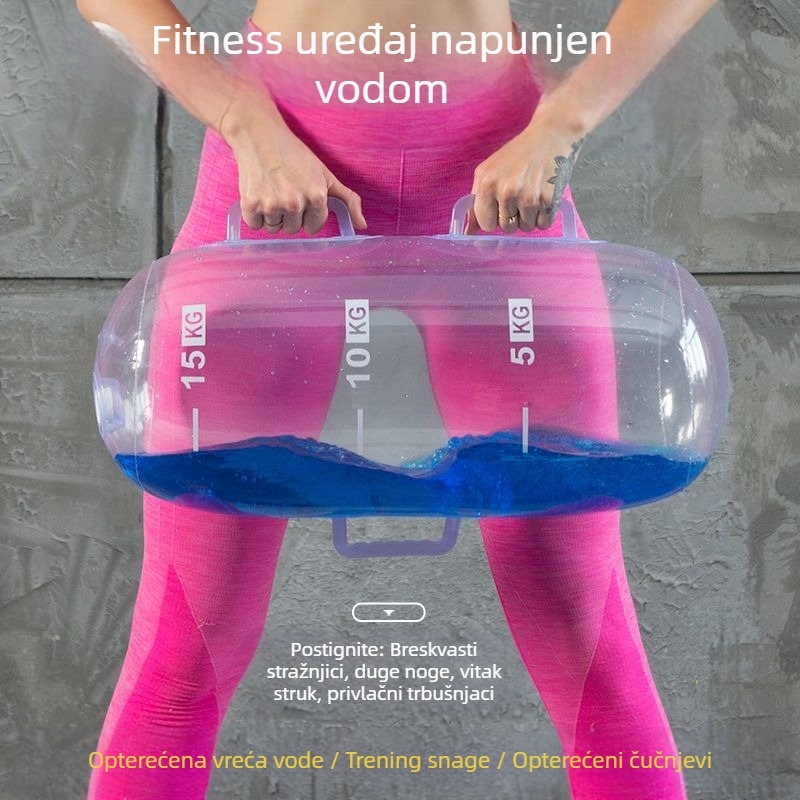 Nova višenamjenska vreća za energetsku snagu s utezima, podesiva vreća za vodu, prijenosna vreća za ubrizgavanje vode, energetski stupac, prozirna vreća za dizanje utega
