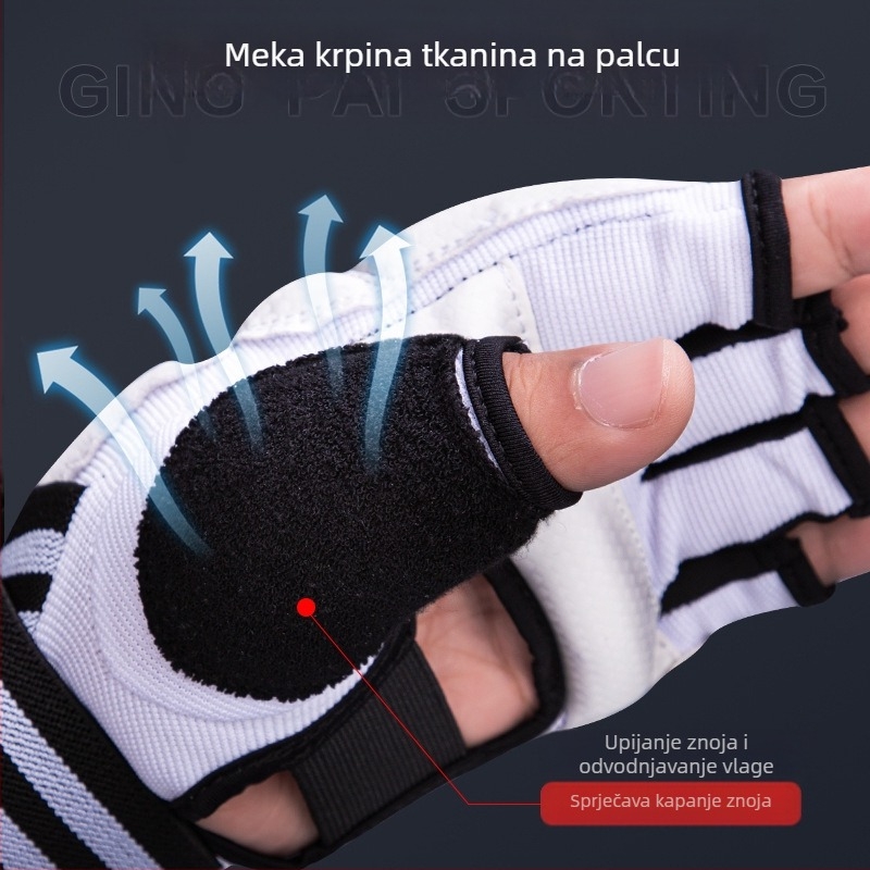 Rukavice za MMA borbe s pola prsta za odrasle i djecu, vreća s pijeskom za trening, UFC profesionalne boksačke rukavice s pola prsta