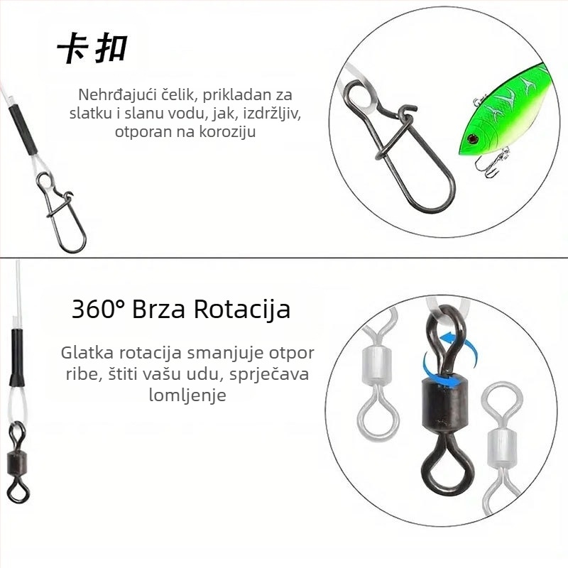 Ugljična linija podprednja žica protiv ugriza žica vezana gotov proizvod s okretnim klinom spojni odijelo veleprodaja
