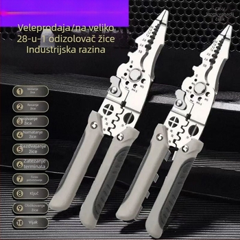 Veleprodaja alata za skidanje izolacije višenamjenski alat za skidanje izolacije električar prekinute žice alat za skidanje izolacije žice škare za skidanje izolacije električar hardverski alati