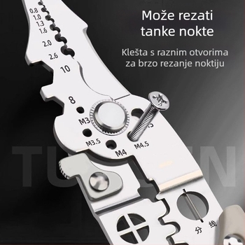 Veleprodaja alata za skidanje izolacije višenamjenski alat za skidanje izolacije električar prekinute žice alat za skidanje izolacije žice škare za skidanje izolacije električar hardverski alati