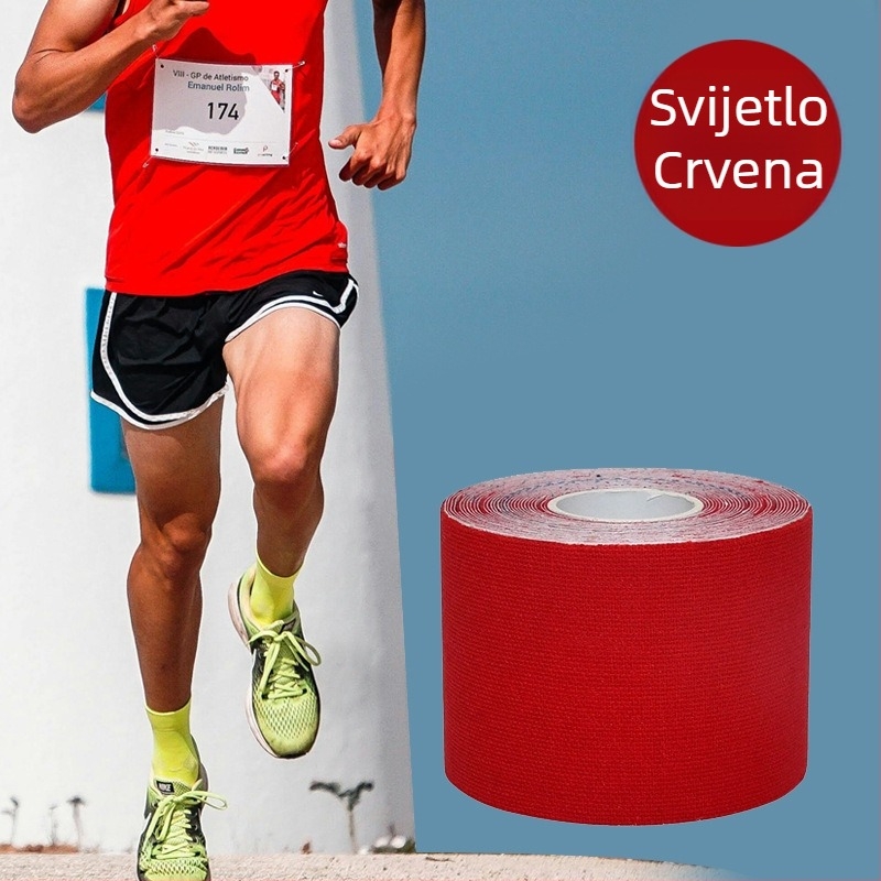 Prekogranični flaster za mišiće, sportska traka, flaster za mišiće, sportski zavoj, kineziološki flaster, štitnici za koljena, elastični zavoj, flaster za prsa