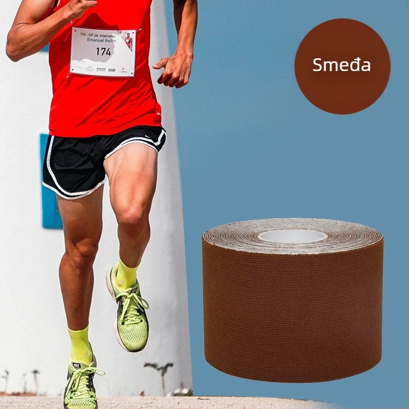 Prekogranični flaster za mišiće, sportska traka, flaster za mišiće, sportski zavoj, kineziološki flaster, štitnici za koljena, elastični zavoj, flaster za prsa