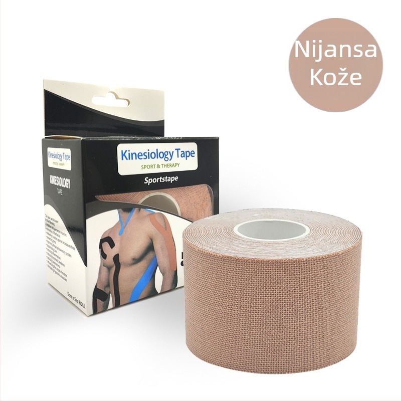Prekogranični flaster za mišiće, sportska traka, flaster za mišiće, sportski zavoj, kineziološki flaster, štitnici za koljena, elastični zavoj, flaster za prsa