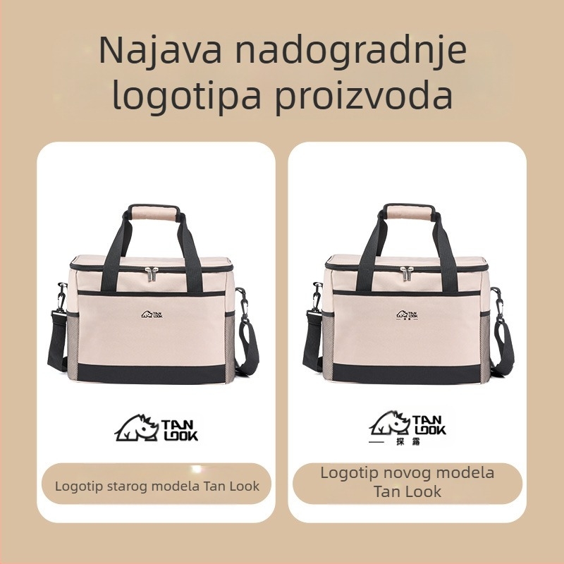 Vreća za izolaciju istraživanja, vanjska, prekogranična, vreća za led, prijenosna, kampiranje na otvorenom, velikog kapaciteta, vodootporna, kućna, hladno izolirana, torba za piknik