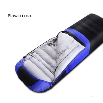 Prekogranična zaliha vreće za spavanje od perja, vanjske, za jednu osobu, za kampiranje, ultra lagane, za pauzu za ručak, tople vreće za spavanje od pačjeg perja, veleprodaja