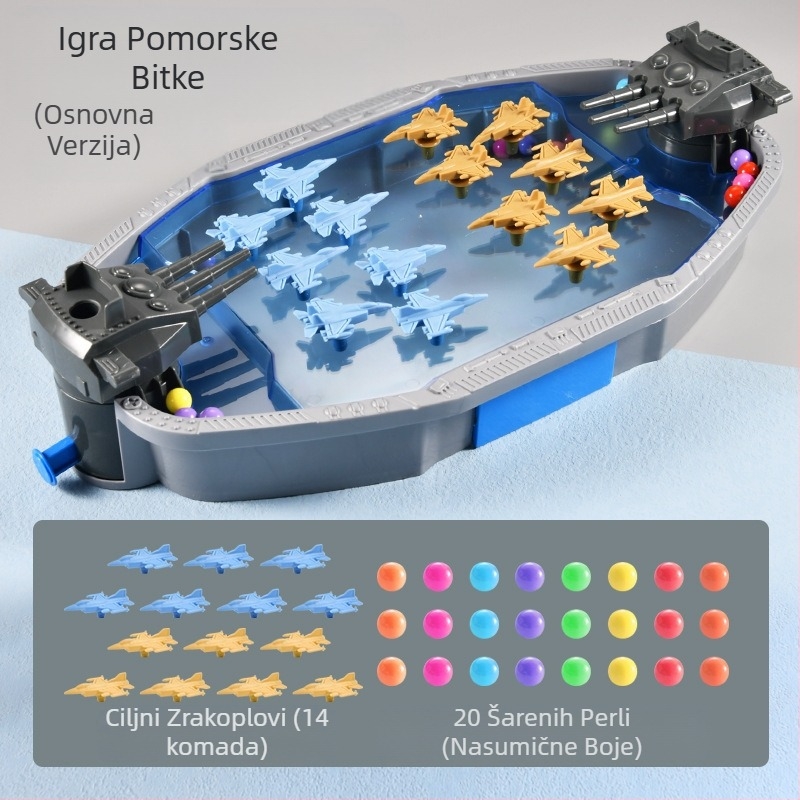 Prekogranične dječje kuglice za izbacivanje Novi mornarički bojni stroj za dva čovjeka Interaktivna borbena igra roditelj-dijete Edukativna igračka