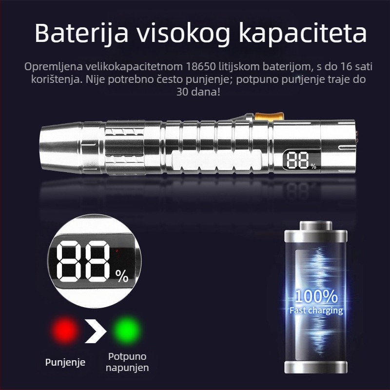 Nova svjetiljka za identifikaciju od žada, profesionalna identifikacijska svjetiljka za nakit od žada, više izvora svjetla, USB punjiva ljubičasta svjetlost