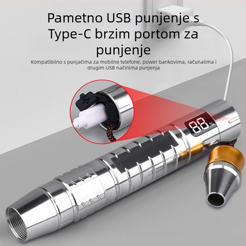 Nova svjetiljka za identifikaciju od žada, profesionalna identifikacijska svjetiljka za nakit od žada, više izvora svjetla, USB punjiva ljubičasta svjetlost