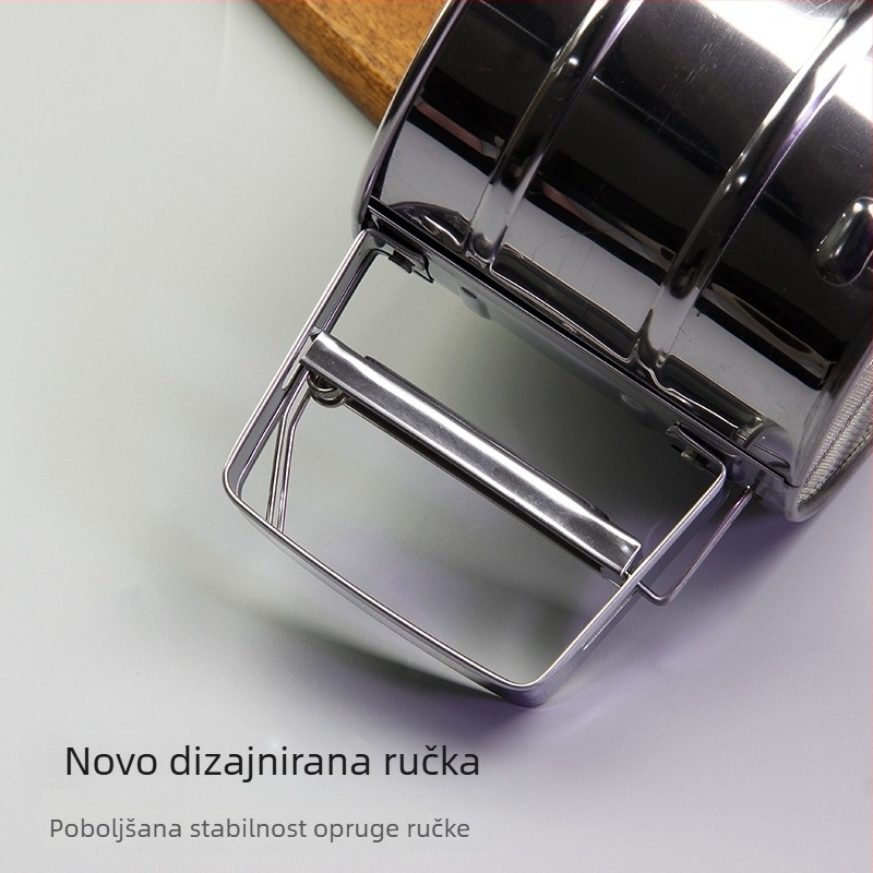 Sito od nehrđajućeg čelika za brašno, filter za sito, tvornica sita od nehrđajućeg čelika s okruglim rupama, željezno sito za brašno