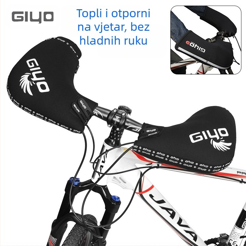 GIYO biciklističke rukavice za vjetrobransko staklo s flis podstavom, tople zaštitne rukavice za brdski biciklizam, cestovni biciklizam, zaštitne rukavice za hladnoću za jesen i zimu