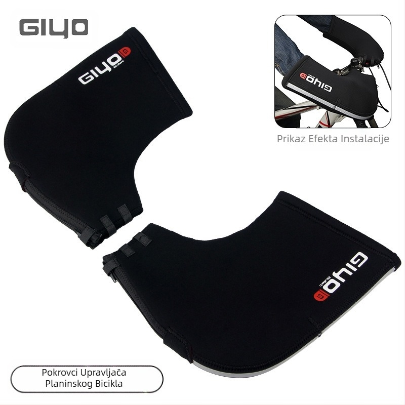 GIYO biciklističke rukavice za vjetrobransko staklo s flis podstavom, tople zaštitne rukavice za brdski biciklizam, cestovni biciklizam, zaštitne rukavice za hladnoću za jesen i zimu