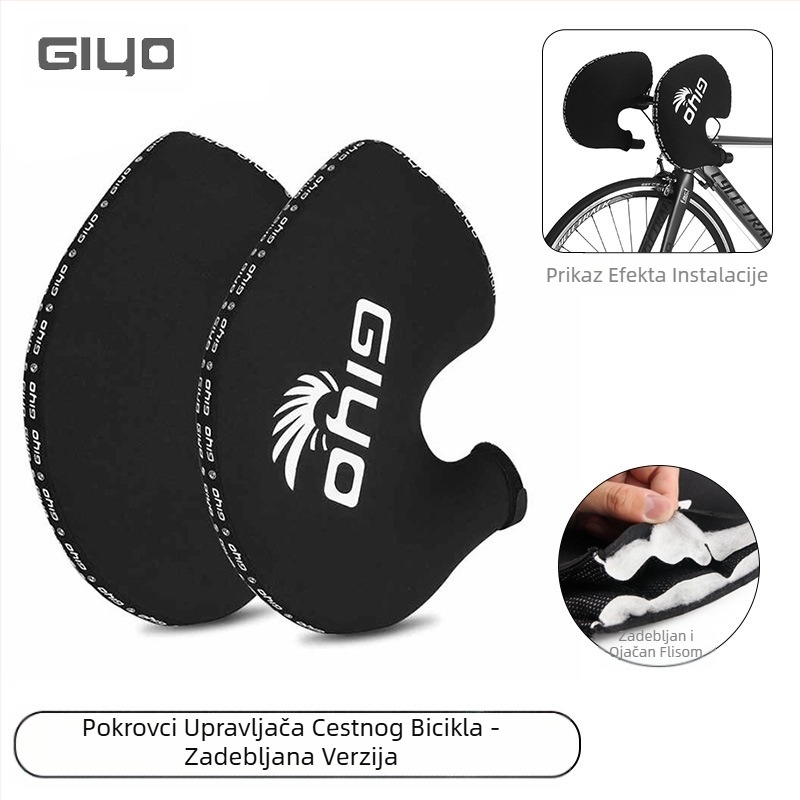 GIYO biciklističke rukavice za vjetrobransko staklo s flis podstavom, tople zaštitne rukavice za brdski biciklizam, cestovni biciklizam, zaštitne rukavice za hladnoću za jesen i zimu