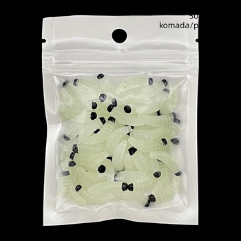 Prekogranični Luya mamac za umakanje glave kruha crv PVC bionički crv crvena glava mekani mamac lažni mamac pakiranje veleprodaja