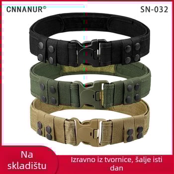 Vanjski pojas od polipropilenskog platna s čičkom Aliexpress Temu Popularni pojas s plastičnom kopčom za prekogranični taktički pojas