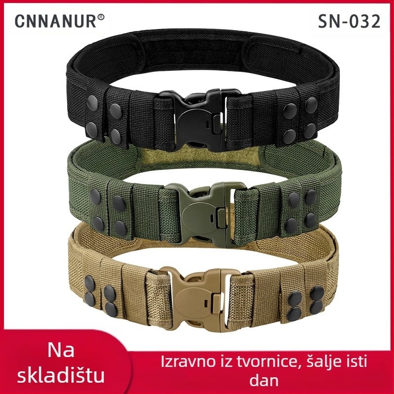 Vanjski pojas od polipropilenskog platna s čičkom Aliexpress Temu Popularni pojas s plastičnom kopčom za prekogranični taktički pojas