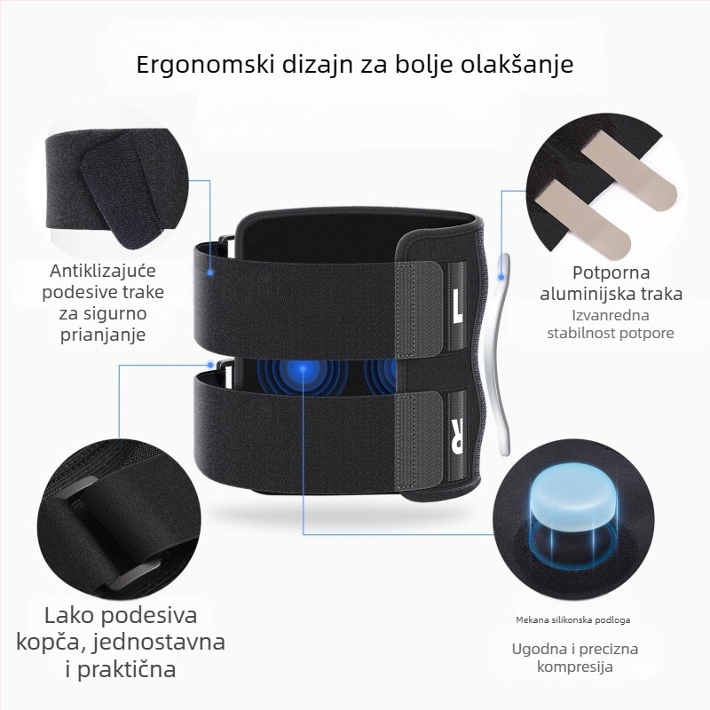 Prekogranična sportska podrška, podesivi remen za zaštitu lista, ublažavanje kompresije išijatičnog živca, zaštita nogu od nelagode u nozi