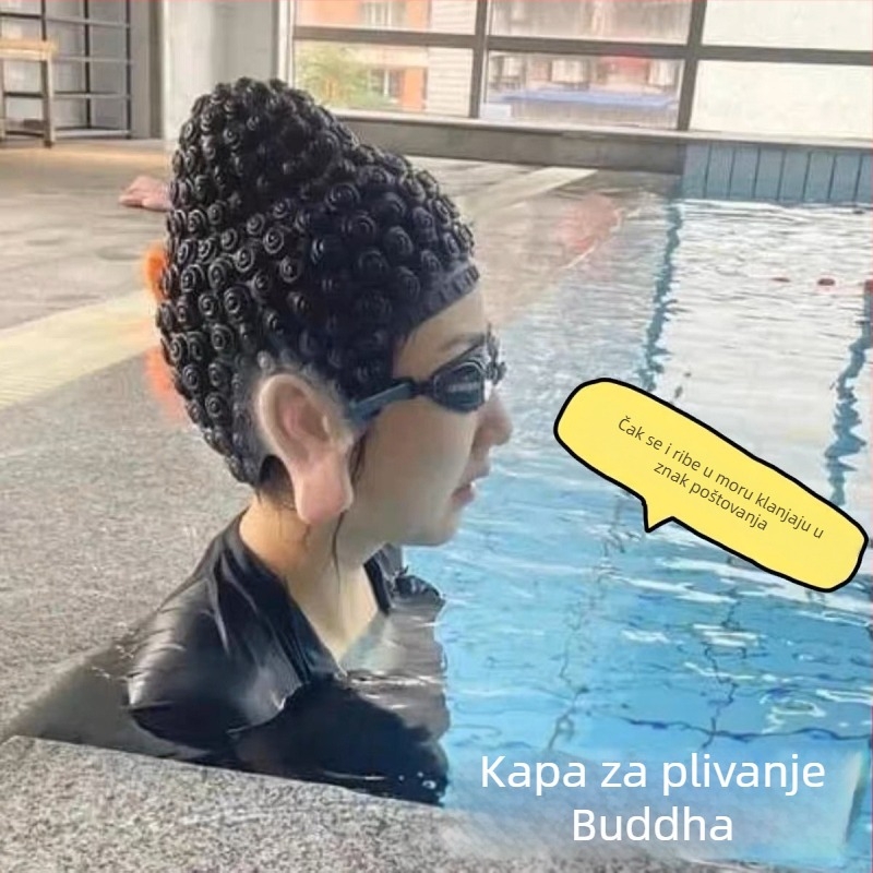 Noć vještica Putovanje na Zapad Pokrivalo za glavu Tathagata Bude Bodhisattva Rekviziti za igranje uloga Maturalna zabava Smiješna nova kapa za plivanje
