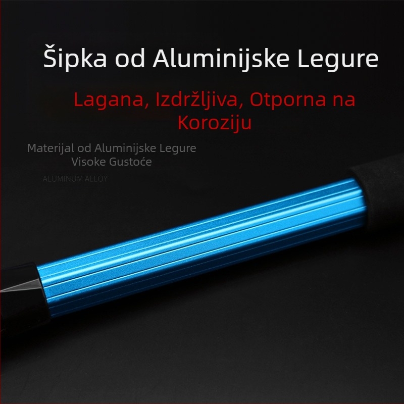Sanle aluminijska legura sklopiva udica za ribu sidro udica za ribu morski ribolov brod za ribolov na ledu teleskopska kontrola oprema za glačanje ribe