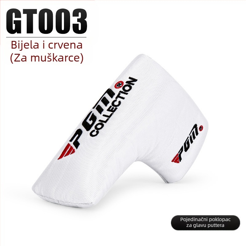 PGM novi poklopac glave golf palice, zaštitna navlaka za potisku šipke za muškarce i žene, najlonska tkanina, otporna na ogrebotine, otporna na habanje
