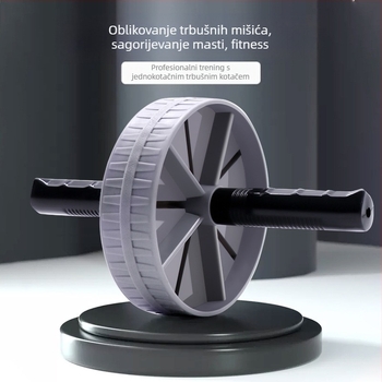 Izravna opskrba iz tvornice Giant Wheel Abdominal Wheel Dvokotačni tihi trbušni Tinker Wheel Fitness oprema Kućna sportska oprema za trbušne kotače