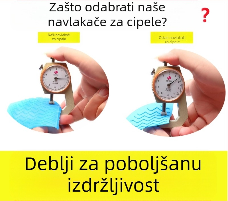 Silikonske navlake za kišne cipele od TPE materijala otporne na kišu i pijesak za muškarce, žene, odrasle i djecu, isporučene izravno od proizvođača