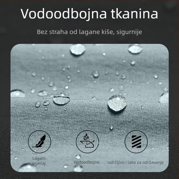Jakna za trčanje Muška vjetrovka Otporna na vjetar Trening Proljeće i jesen Sportska odjeća Vodootporna Otporna na kišu Brzosušeća Vanjska s kapuljačom Biciklistička ležerna