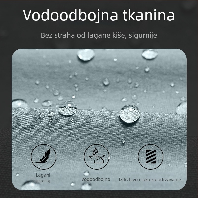 Jakna za trčanje Muška vjetrovka Otporna na vjetar Trening Proljeće i jesen Sportska odjeća Vodootporna Otporna na kišu Brzosušeća Vanjska s kapuljačom Biciklistička ležerna
