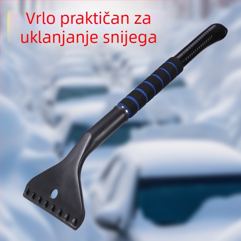 Lopata za čišćenje snijega za automobile, nova višenamjenska lopata za odmrzavanje i odmrzavanje stakla, strugalica za snijeg, pribor za četku za snijeg, alat za zimsko čišćenje snijega